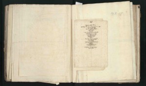 150 pag.104 verso e 1° foglio di manoscritto inserito tra le pagg.104 e 105