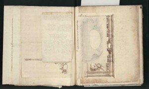 169 foglio manoscritto verso e pag.109 dis.n.85